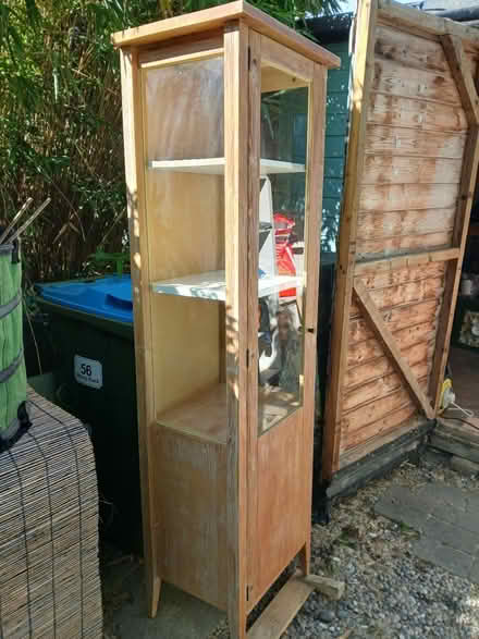 Photo of free Tall glass fronted cabinet (TW12) #4