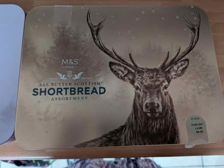 Photo of free Tins x 2 empty m&S shortbread Tins (Shippon OX13) #3