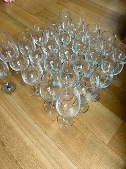 Photo of free 26 wine glasses - not identical (Near Kew Gardens, Richmond) #2