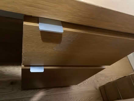 Photo of free Wooden IKEA Jonas desk (Hither Green SE13) #3