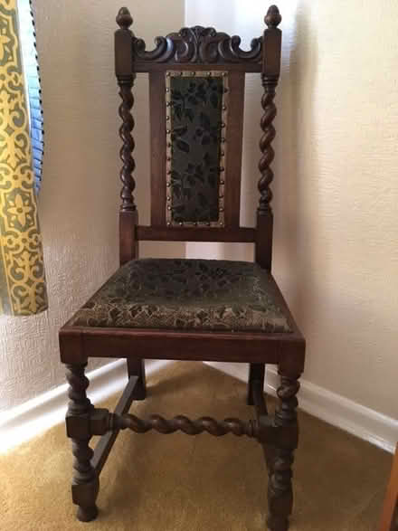 Photo of free A pair of antique dining chairs (Bromley North BR1) #1