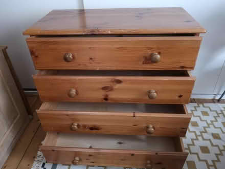 Photo of free Small pine chest of drawers (Newington, Edinburgh EH16) #3