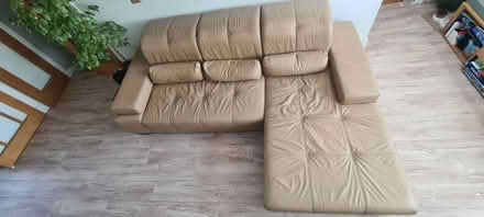 Photo of free Natural Leather L-shaped Sofa (BR2) #3