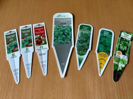 Photo of free Herb and plant tags (Queensway Terrace South) #1