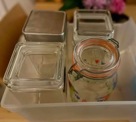Photo of free 6 Misc. Glass containers… (San Mateo Knolls (El Camino)) #3