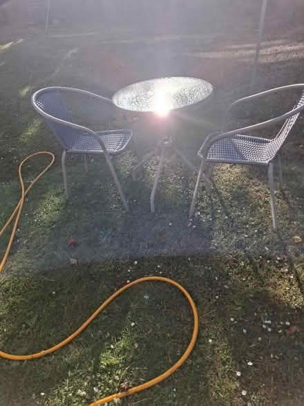 Photo of free Table and 2 chairs (Radcliffe on Trent NG12) #1