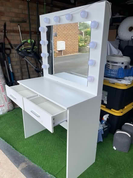 Photo of free Vanity dressing table white (Ockbrook DE72) #3