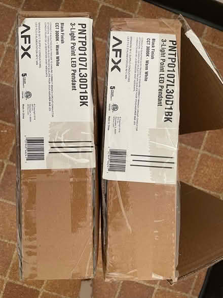 Photo of free (2) Led Pendant lights (Cheltenham) #2