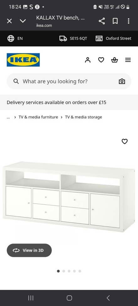 Photo of Chest of drawers,dinning table (10 britannia point SW19) #2