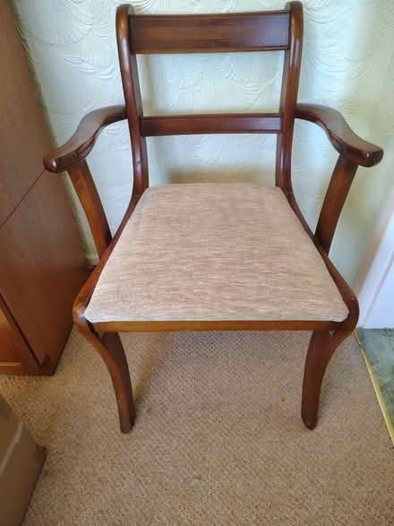 Photo of free Chair with arms (Hall Green B28) #1