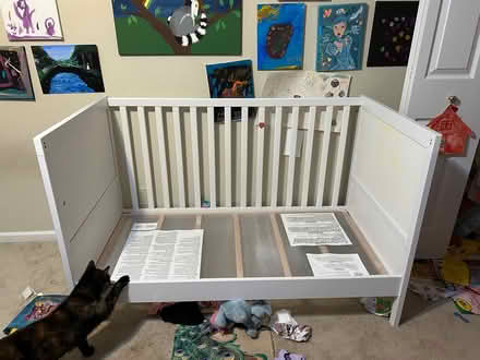 Photo of free Toddler bed & mattress (Lenexa) #1