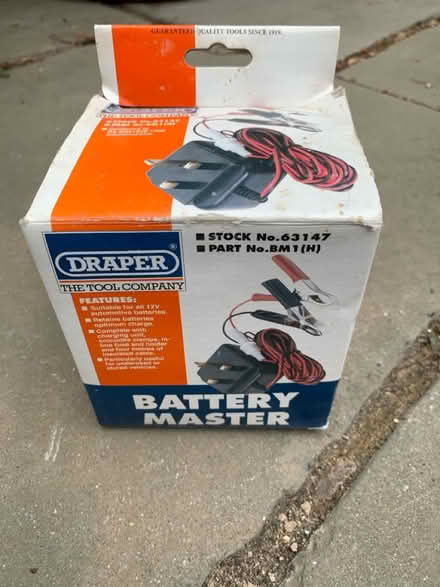 Photo of free Car battery charger (Ware SG12) #1