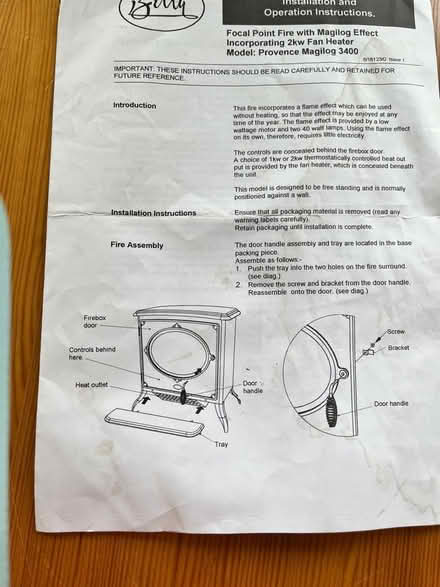 Photo of free magicoal provence electric fire (Hoddesdon EN11) #4