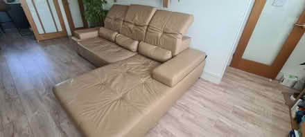 Photo of free Natural Leather L-shaped Sofa (BR2) #2