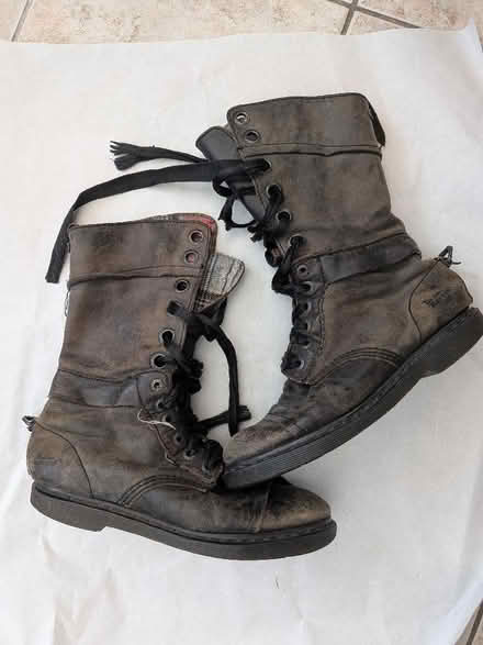 Photo of free Distressed Grey DM Boots Approx Size 6-7 (CT15) #2