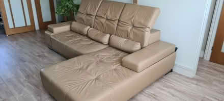 Photo of free Natural Leather L-shaped Sofa (BR2) #1