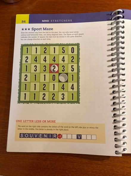 Photo of free Mind Stretchers puzzle book (Ossining) #4