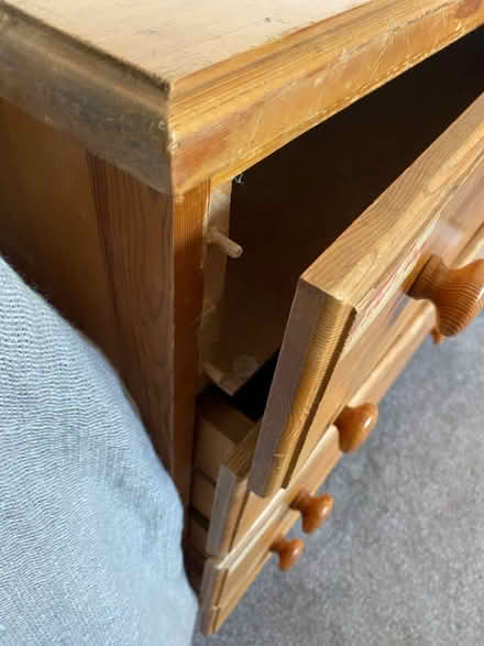 Photo of free Chest of drawers (broken) (SE4) #4
