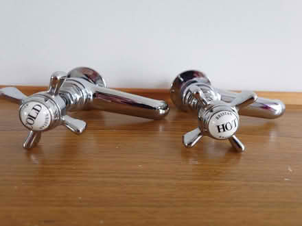 Photo of free Hot and cold metal taps, unused (Seaford BN25) #1