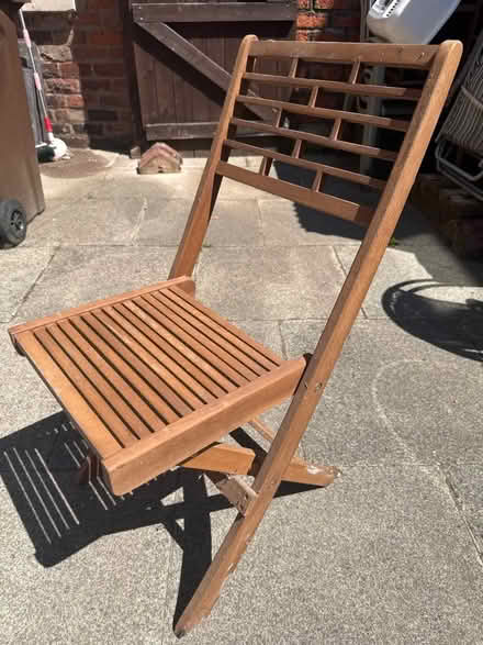 Photo of free 3 foldaway garden chairs. (Southport PR9) #1