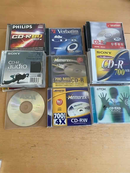 Photo of free Blank CD’s and DVD (AB14) #1