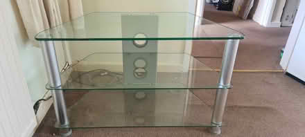 Photo of free Glass TV stand (Chester CH2) #1