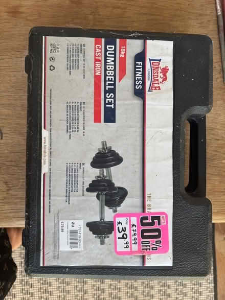 Photo of free 18 kg dumbbell set (Hamm Court TW17) #1
