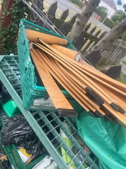 Photo of free King size headboard and slabs (RG2 Reading) #1