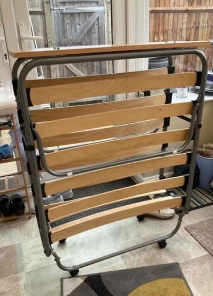 Photo of free Single folding bed + mattress (Hazlemere HP15) #1