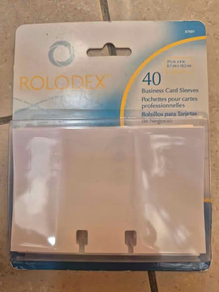 Photo of free Rolodex - 40 business card sleeves (Friern Barnet N11) #1