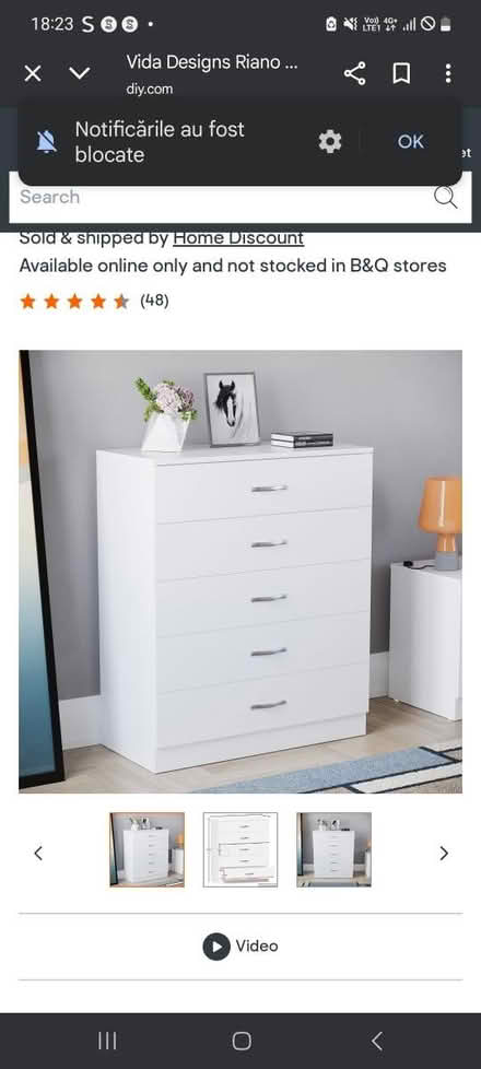 Photo of Chest of drawers,dinning table (10 britannia point SW19) #3