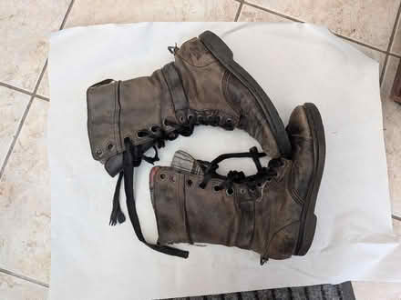Photo of free Distressed Grey DM Boots Approx Size 6-7 (CT15) #1