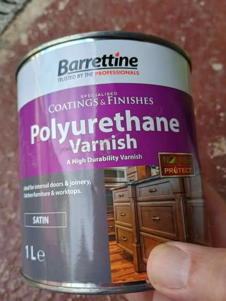 Photo of free Polyurethane varnish (Primrose Hill) #2