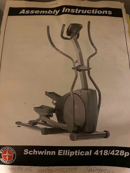 Photo of free Schwinn 418 Elliptical Machine (Ridgefield, CT) #1
