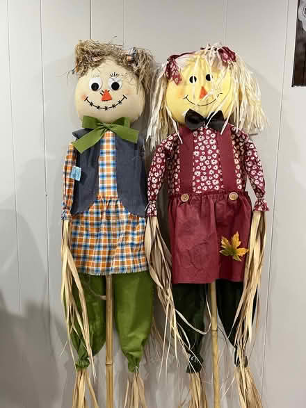 Photo of free fall scarecrow outside decorations (Wood Ridge) #1