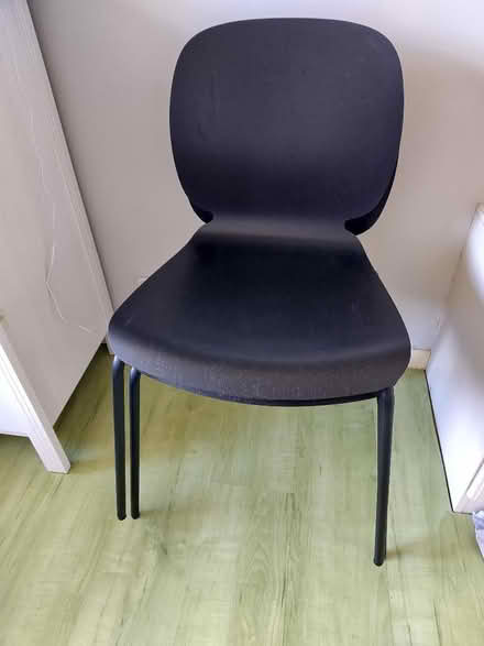 Photo of free 2 black IKEA chairs (Crawcrook NE40) #1