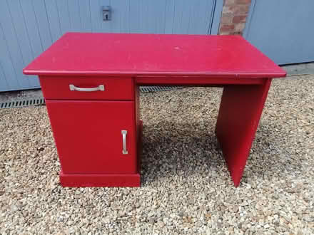 Photo of free Children's wooden desk (Allington NG32) #2