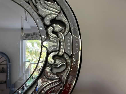 Photo of free Ornate oval mirror (TQ14) #4