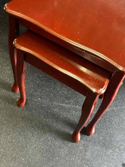 Photo of free 2 mahogany side tables (HX2) #2
