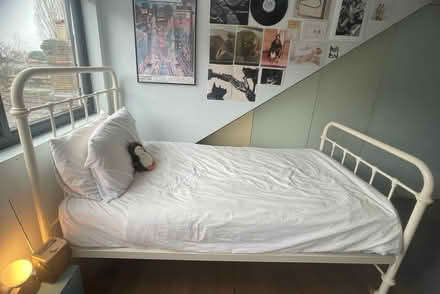 Photo of free Single metal bed frame (Upper Holloway N19) #1