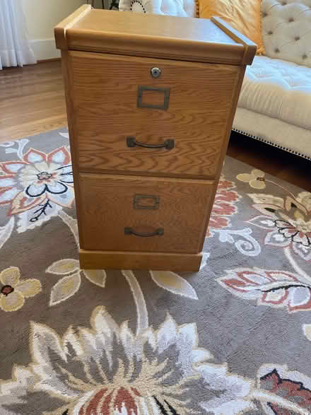 Photo of free 2 Drawer Filing Cabinet (Queen Anne) #2