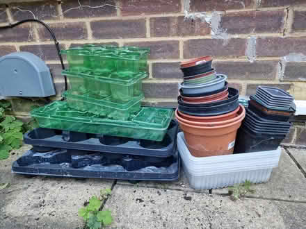 Photo of free Plastic garden plant pots (Woking GU22 9) #1