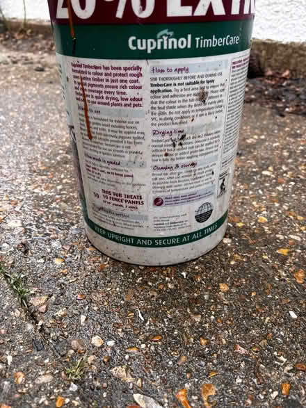 Photo of free Cuprinol autumn gold (Ashford, Surrey TW15) #2