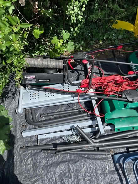 Photo of free 2 broken Qualcast electric mowers plus scrap metal (Nast Hyde Farm AL10) #3