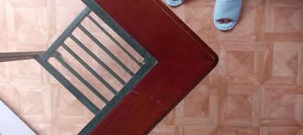 Photo of free small metal and wood table (Orpington BR5) #2