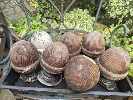 Photo of free 7 Wooden tops for banister or fence (Iffley Road OX4) #1