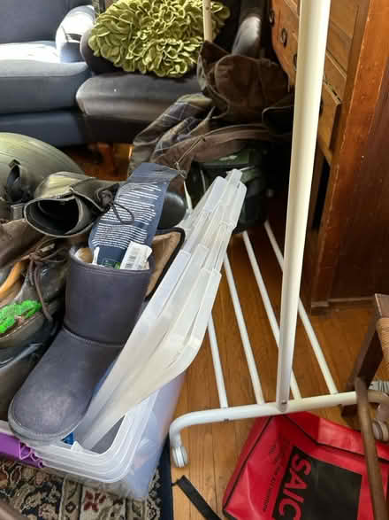 Photo of free Garment rack (Brookline Village) #2