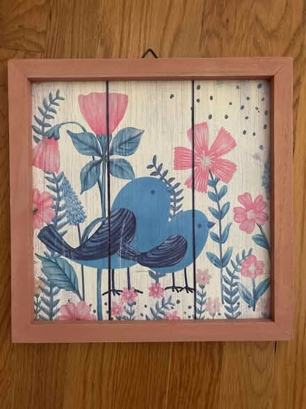 Photo of free Bird wooden picture- 12x12 (Darien) #1