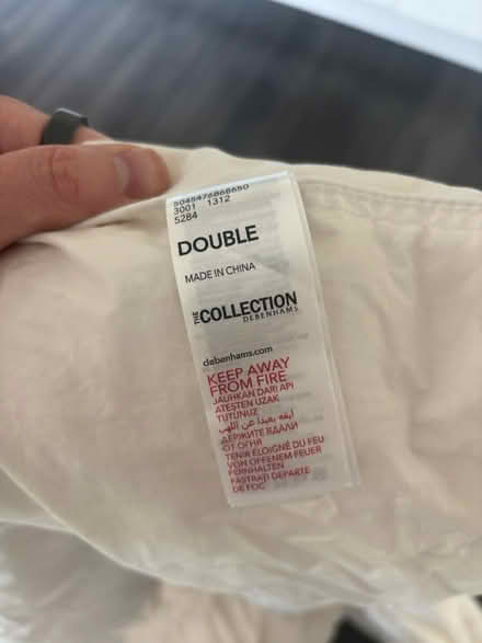 Photo of free Double winter duvet - Debenhams (New Cross SE14) #2