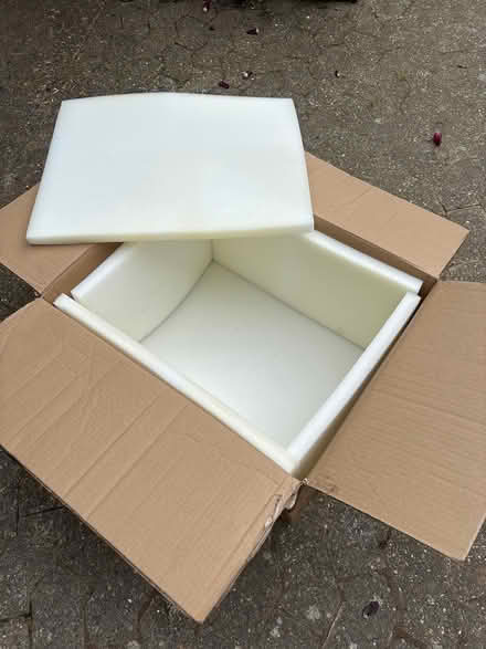 Photo of free Foam lined large box or Foam pieces (Ashford, Surrey TW15) #1